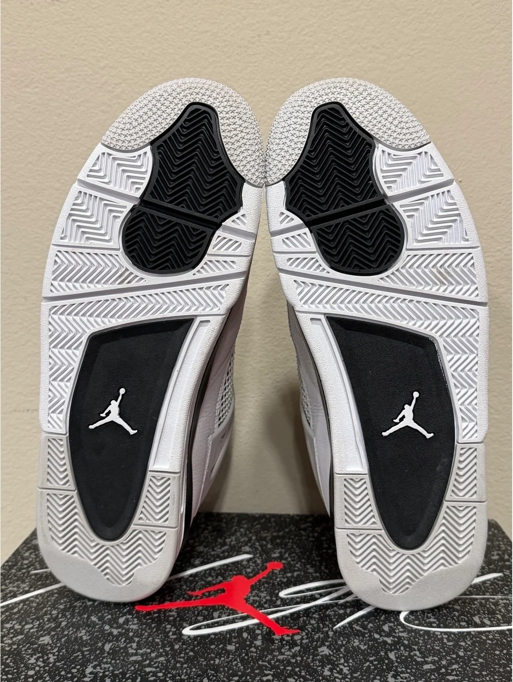 Size 13 - Air Jordan 4 Retro “Military Black” *WORN ONCE*